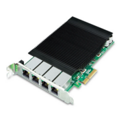 сетевой адаптер сетевой адаптер/ PLANET 4-Port 10/100/1000T 802.3at PoE+ PCI Express Server Adapter (120W PoE budget, PCIe x4, -10 to 60 C, Intel Ethernet Controller)