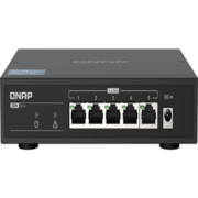 Коммутатор Коммутатор/ QNAP QSW-1105-5T 5-Port RJ-45 Unmanaged 2.5Gbps fanless switch, Switching Capacity 25Gbps