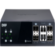Коммутатор Коммутатор/ QNAP QSW-M804-4C 10 Gbps managed switch with 8 SFP + ports, 4 of which are combined with RJ-45, throughput up to 160 Gbps, JumboFrame support.