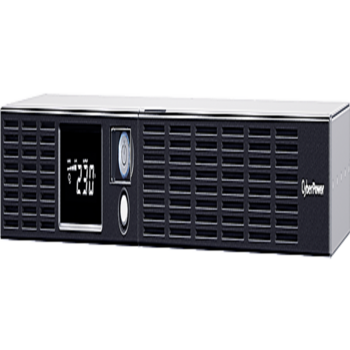 CyberPower OR600ERM1U ИБП {Line-Interactive, 600VA/360W USB/RS-232/SNMPslot /RJ11/45 (4+2 IEC С13), 6В/9 Ач х 2}