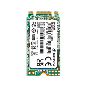 Накопитель SSD Transcend SATA-III 500GB TS500GMTS425S 425S M.2 2242 0.3 DWPD