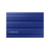 Внешние HDD и SSD Внешние HDD и SSD/ Samsung External SSD T7 Shield, 2TB, Type C-to-C/A, USB 3.2 Gen2, R/W 1050/1000MB/s, IP65, 88x59x13mm, 98g, Blue (12 мес.)