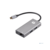 Aдаптер Aдаптер/ Адаптер Type-Cm --> 6в1 RJ-45+3USB3.0(f) +PD+HDMI Alum Shell VCOM <CU459>