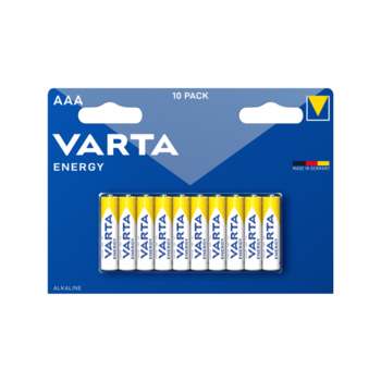 Батарея Varta Energy LR03 BL10 Alkaline AAA (10шт) блистер