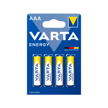 Батарейка AAA Батарейка AAA/ Батарейка Varta ENERGY LR03 AAA BL4 Alkaline 1.5V (4103) (4/40/200) (4 шт.)