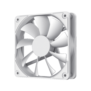 Кулер для корпуса ПК Кулер для корпуса ПК/ Gamemax GMX-WFBK-Full White, 12CM white fan, white blade, 3pin+4Pin connector