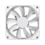 Кулер для корпуса ПК Кулер для корпуса ПК/ Gamemax GMX-WFBK-Full White, 12CM white fan, white blade, 3pin+4Pin connector