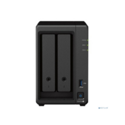 Сетевое хранилище Synology DiskStation DS723+ black (AMD R1600/2Gb/2 pcs (3.5" or 2.5" SATA or SSD, 16Tb max)/RAID/2x1Gb/no WIFI) (DS723+)