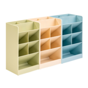Органайзер настольный Deli 8939BLUE 120х91х205мм синий пластик