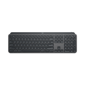 Клавиатура беспроводная Logitech MX Keys GRAPHITE ЛАТИНИЦА (подсветка, 2.4GHZ/BT) (арт. 920-009422, M/N: YR0073 / C-U0008)