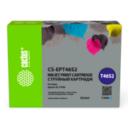 Картридж струйный Cactus CS-EPT46S2 T46S2 голуб.пигм. (30мл) для Epson SureColor SC-P700