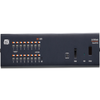 16-портовый КВМ-коммутатор высокой плотности с кабелем Cat 5 KH1516A/KH1516A-AX-G 16-портовый КВМ-коммутатор высокой плотности с кабелем Cat 5 KH1516A/KH1516A-AX-G/ 16 Port Cat 5 High Density KVM SW W/POWER