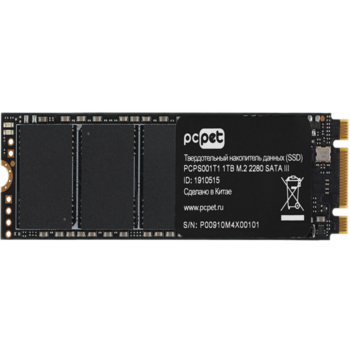 Накопитель SSD PC Pet SATA III 1Tb PCPS001T1 M.2 2280 OEM