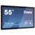 55" Touchscreen LCD monitor UHD 4K, VGA, 2xHDMI, DP, USB, open frame, PCAP, 3840x2160, 1A1DP2H, Face-up
