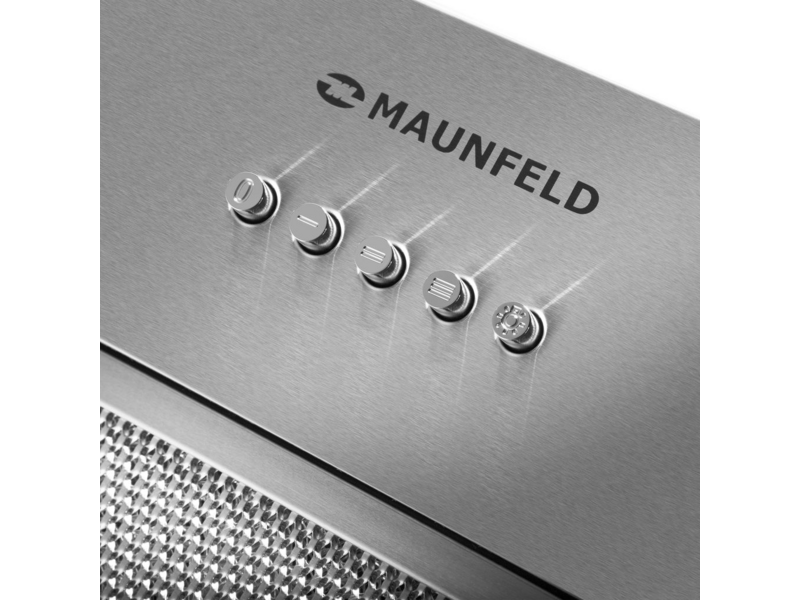 Кухонная вытяжка MAUNFELD Кухонная вытяжка MAUNFELD/ Кухонная вытяжка MAUNFELD THAMES 601M, полновстраиваемая, механическое управление, 3 скорости, 520 м3/ч, энергоэффективность В, уровень шума 45 дб, нержавеющая сталь