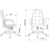 Кресло руководителя Бюрократ CH 002 слоновая кость OR-10 эко.кожа крестов. пластик