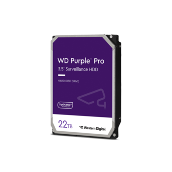 Жесткий диск Western Digital Purple PRO WD221PURP 22TB 3.5" 7200 RPM 512MB SATA-III All Frame AI для систем видеонаблюдения