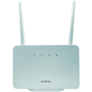 Интернет-центр Digma HOME (D4GHMAWH) N300 10/100BASE-TX/4G(3G) cat.4 белый