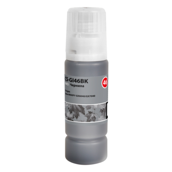 Чернила Cactus CS-GI46BK черный пигментный135мл для Canon MAXIFY GX6040/GX7040