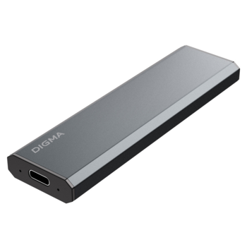 Накопитель SSD Digma USB 3.2 512Gb DGSM8512G1MGG MEGA X 1.8" темно-серый