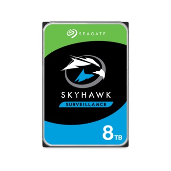 Жесткий диск Seagate SkyHawk HDD 3.5" SATA 8Tb, 7200 rpm, 256Mb buffer, 512e/4Kn, CMR, ST8000VX010, 1 year