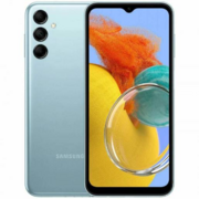 Смартфон Samsung SM-M146B Galaxy M14 64Gb 4Gb голубой моноблок 3G 4G 2Sim 6.6" 1080x2408 Android 13 50Mpix 802.11 a/b/g/n/ac NFC GPS GSM900/1800 GSM1900 microSD max1024Gb