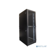 Шкаф серверный ЦМО (ШТК-М-42.8.12-48АА-9005) напольный 42U 800x1200мм пер.дв.перфор. задн.дв.перфор.2-хст. направл.под закл.гайки 1200кг черный 1055мм 176кг 180град. 2030мм IP20 металл