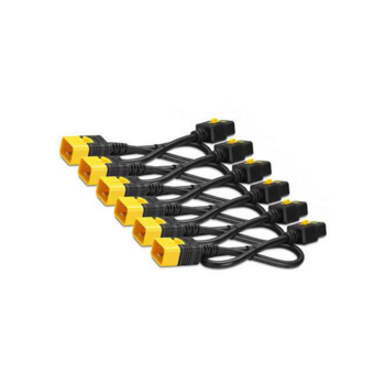 Power Cord Kit (6 ea), Locking, C19 to C20, 0.6m