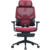 Кресло Cactus CS-CHR-MC01-RD красный сет./эко.кожа с подголов. крестов. пластик подст.для ног