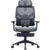Кресло Cactus CS-CHR-MC01-GY серый сет./эко.кожа с подголов. крестов. пластик подст.для ног