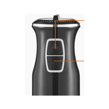 Блендер deerma Blender DEM-JB15W Black, 1000 W, Max Spins - 16000 rpm, Volume chopper / attachment-combine - 800 ml, Immersion material - stainless steel