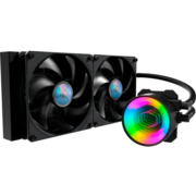 Система охлаждения Система охлаждения/ Cooler Master MasterLiquid ML280 Mirror (230W, 280mm, ARGB, fans: 2x140mm/67CFM/27dBa/1400rpm, 1200/115X/2066/2011-V3/2011/AM5/AM4/AM3/AM3+/AM2/AM2+/FM2/FM2+/FM1/1700 only with bracket)