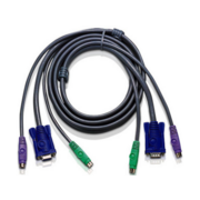 Шнур, мон., клав.+мышь PS/2, HD DB15+2x6MINI-DIN, Female/2xMale-3xMale, 8+6+6 проводов, опрессованный, 1.8 метр., черный Шнур, мон., клав.+мышь PS/2, HD DB15+2x6MINI-DIN, Female/2xMale-3xMale, 8+6+6 проводов, опрессованный, 1.8 метр., черный/ CABLE