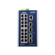 коммутатор коммутатор/ PLANET IGS-6325-16P4S IP30 DIN-rail Industrial L3 16-Port 10/100/1000T 802.3at PoE + 4-port 1G/2.5G SFP Full Managed Switch (-40 to 75 C, dual redundant power input on 48~56VDC terminal block, DIDO, ERPS Ring, 1588, Modbus TCP, ONVI