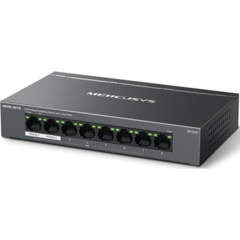 Коммутатор Коммутатор/ 8-Port Gigabit Desktop Switch with 7-Port PoE+ PORT: 7? Gigabit PoE+ Ports, 1? Gigabit Non-PoE Ports SPEC: Compatible with 802.3af/at PDs, 65 W PoE Power, Desktop Steel Case, Wall Mounting FEATURE: Extend Mode for 250m PoE Transmitt