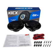 Колонки автомобильные Kicx GX-132 80Вт 89дБ 4Ом 13см (5дюйм) (ком.:2кол.) коаксиальные трехполосные