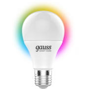 Умная лампа Gauss IoT Smart Home E27 10Вт 1055lm Wi-Fi (упак.:1шт) (1180112)