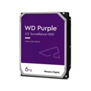 Жесткий диск Western Digital HDD SATA 6Tb Purple WD64PURZ, IntelliPower, 256MB buffer (DV-Digital Video), 1 year