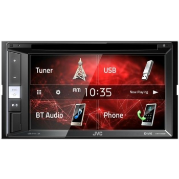 Автомагнитола CD DVD JVC KW-V250BTM 2DIN 4x50Вт