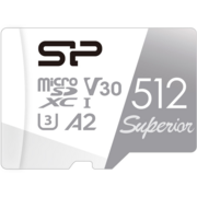 Флеш карта microSDXC Silicon Power 512GB SP512GBSTXDA2V20 Superior V30 A2 w/o adapter