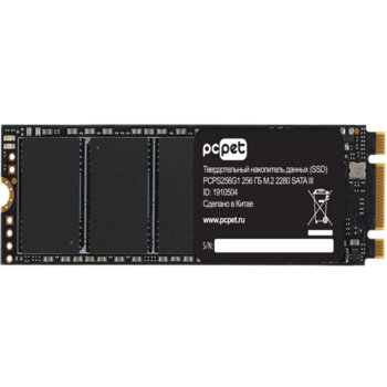 Накопитель SSD PC Pet SATA III 256Gb PCPS256G1 M.2 2280 OEM