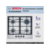 Встраиваемая газовая панель BOSCH Газ, !! 5.2x58.2x52, нерж.сталь, независимая, серебристая, автоподжиг, газ-контроль