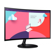 Монитор 23.8" SAMSUNG S24C360EAI black (VA, 1920x1080, curved, 178°/178°, 250cd/m2, 3000:1, 4ms, 75Hz, VGA, HDMI) (LS24C360EAIXCI)