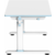Стол детский Cactus CS-KD-LBL столешница МДФ голубой 100x80x60см