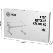 Стол детский Cactus CS-KD-LBL столешница МДФ голубой 100x80x60см
