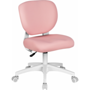 Кресло детское Cactus CS-CHR-3594PK розовый крестов. пластик белый