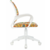 Кресло детское Бюрократ BUROKIDS 1 W оранжевый бэнг крестов. пластик пластик белый