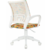 Кресло детское Бюрократ BUROKIDS 1 W оранжевый бэнг крестов. пластик пластик белый
