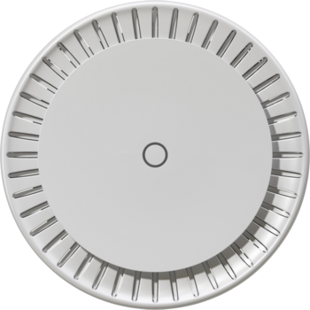 Точка доступа Точка доступа/ cAP ax Ceiling access point, 2x Gigabit LAN ports, PoE-IN (802.3af/at) & PoE-OUT (Passive PoE up to 57V), Antennas: 2.4 GHz: 2? 6 dBi and 5 GHz: 2? 5.5 dBi, Wireless Standards: IEEE 802.11 a/b/g/n/ac/ax, Simultaneous 574 Mbps