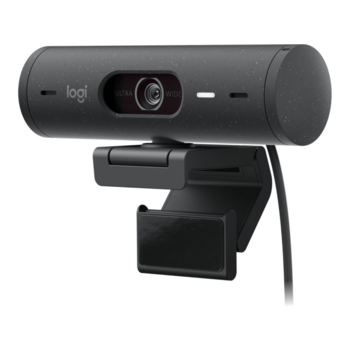 Камера Web Logitech HD Webcam Brio 500 черный 4Mpix (1920x1080) USB Type-C с микрофоном (960-001422)